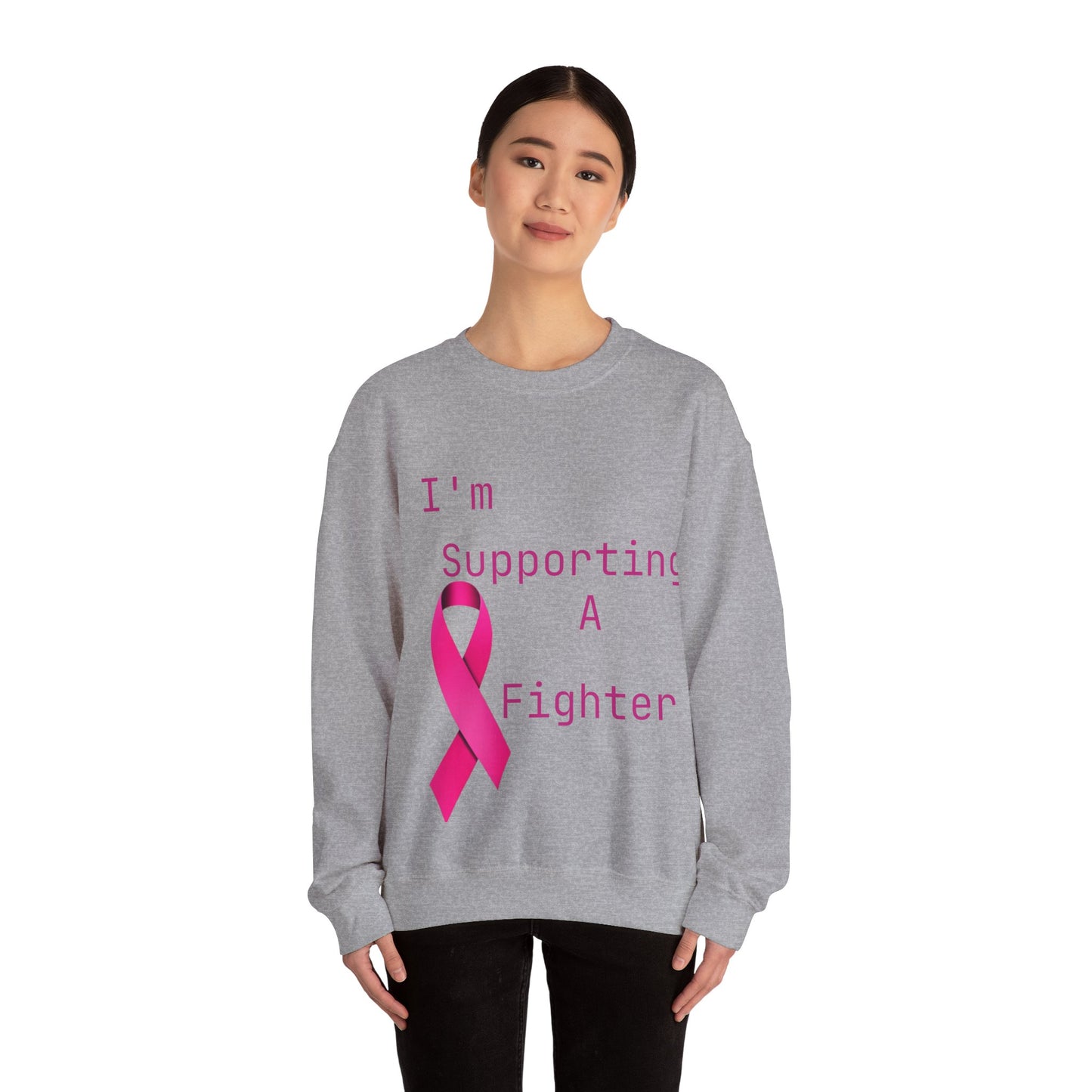 Breast Cancer Support Crewneck Sweatshirt