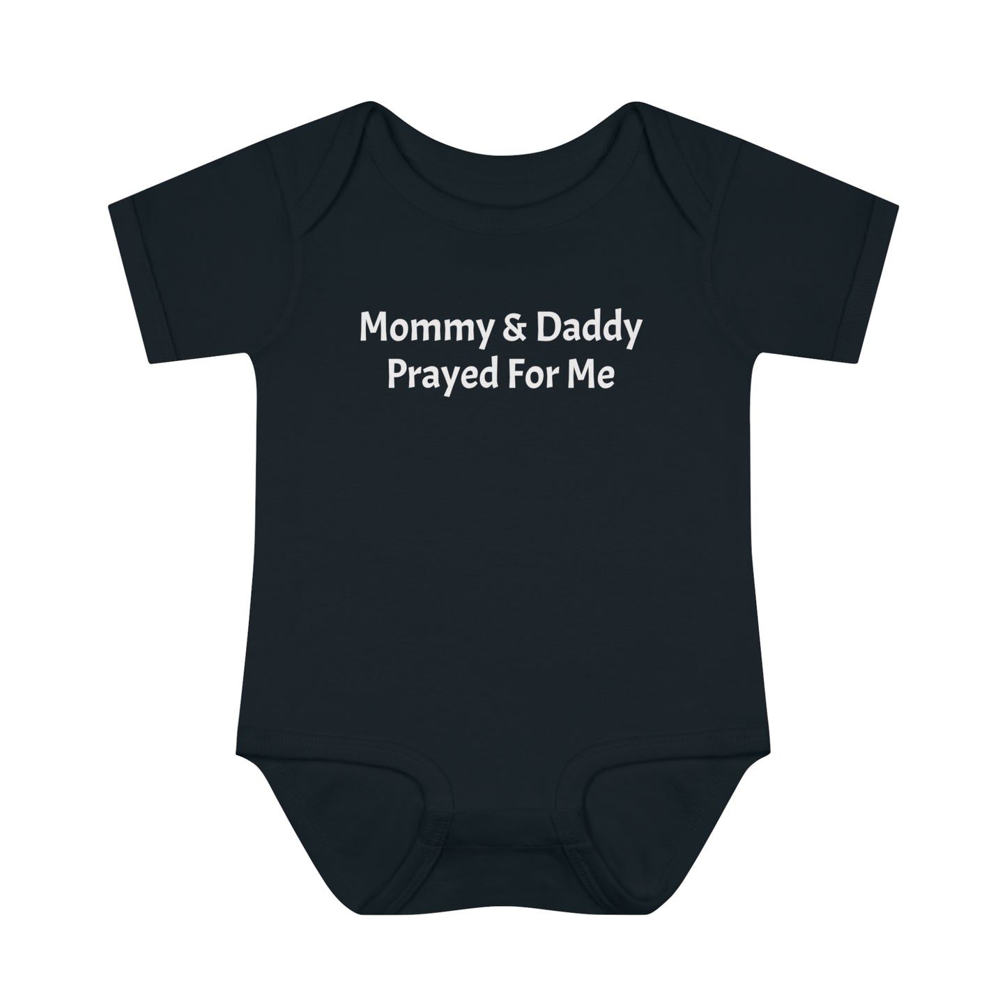 Infant Baby Mommy & Daddy Prayed Bodysuit