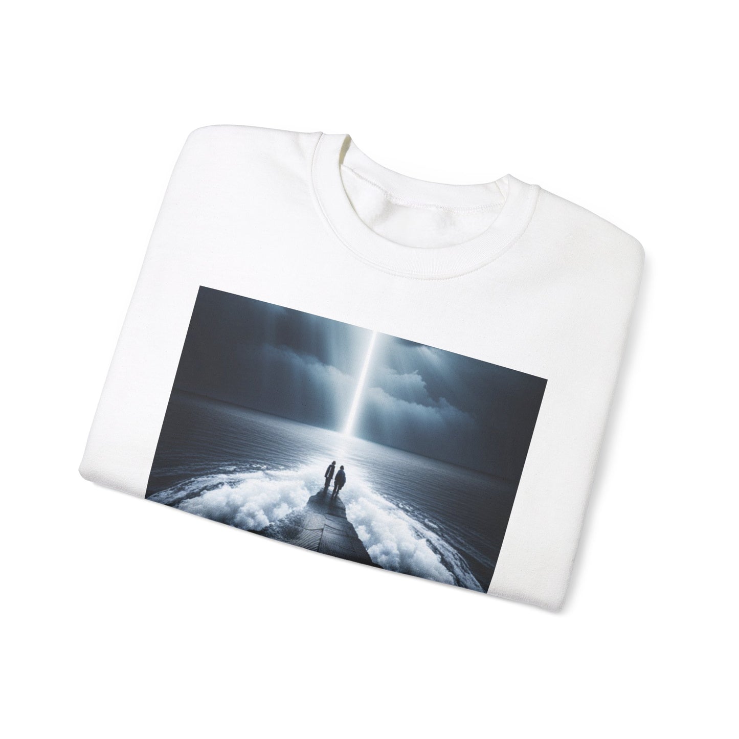 Graphic Be A Light Crewneck Sweatshirt