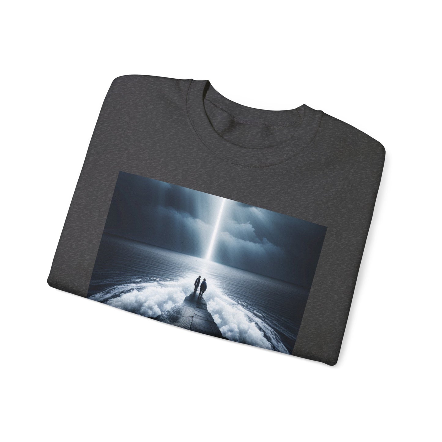 Graphic Be A Light Crewneck Sweatshirt