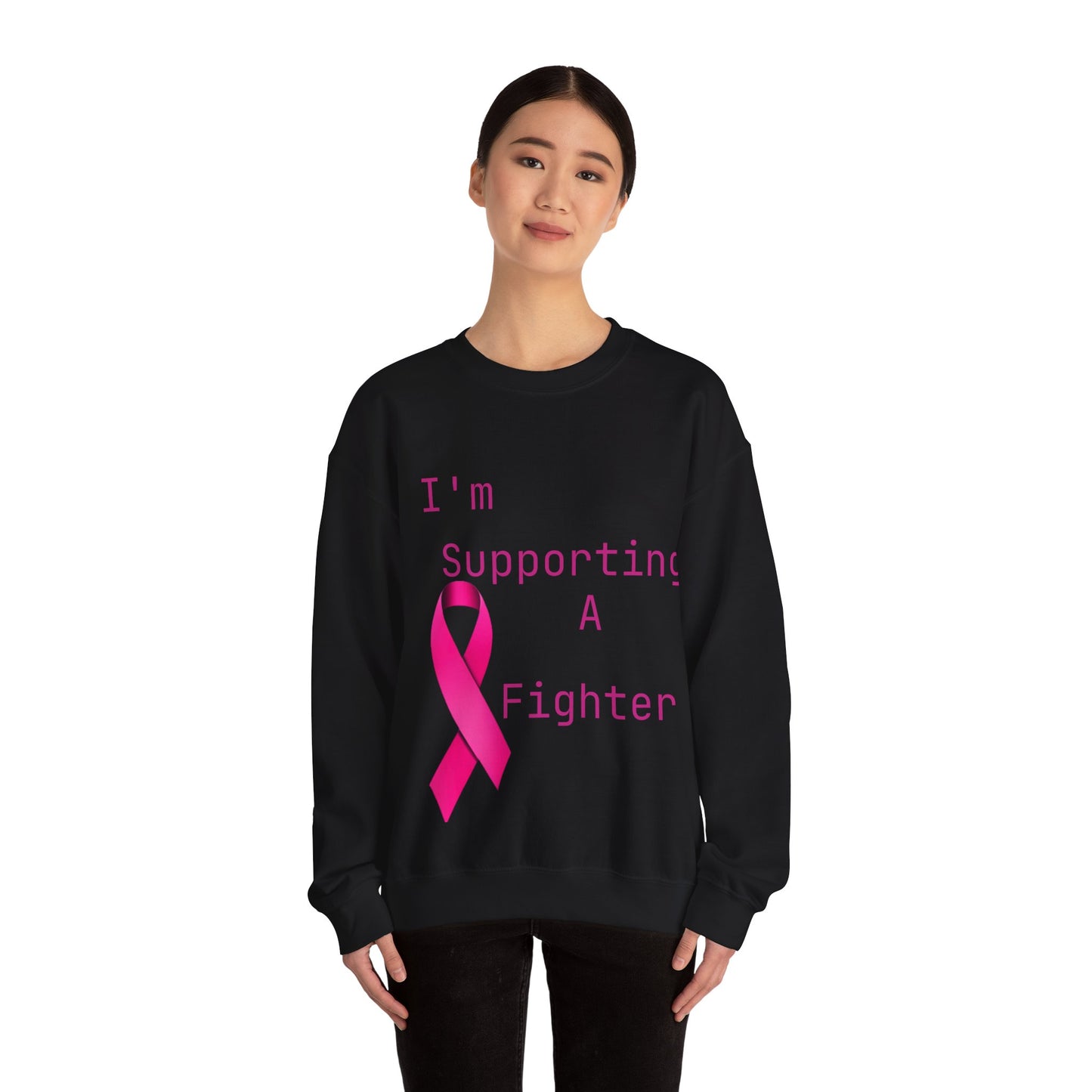 Breast Cancer Support Crewneck Sweatshirt