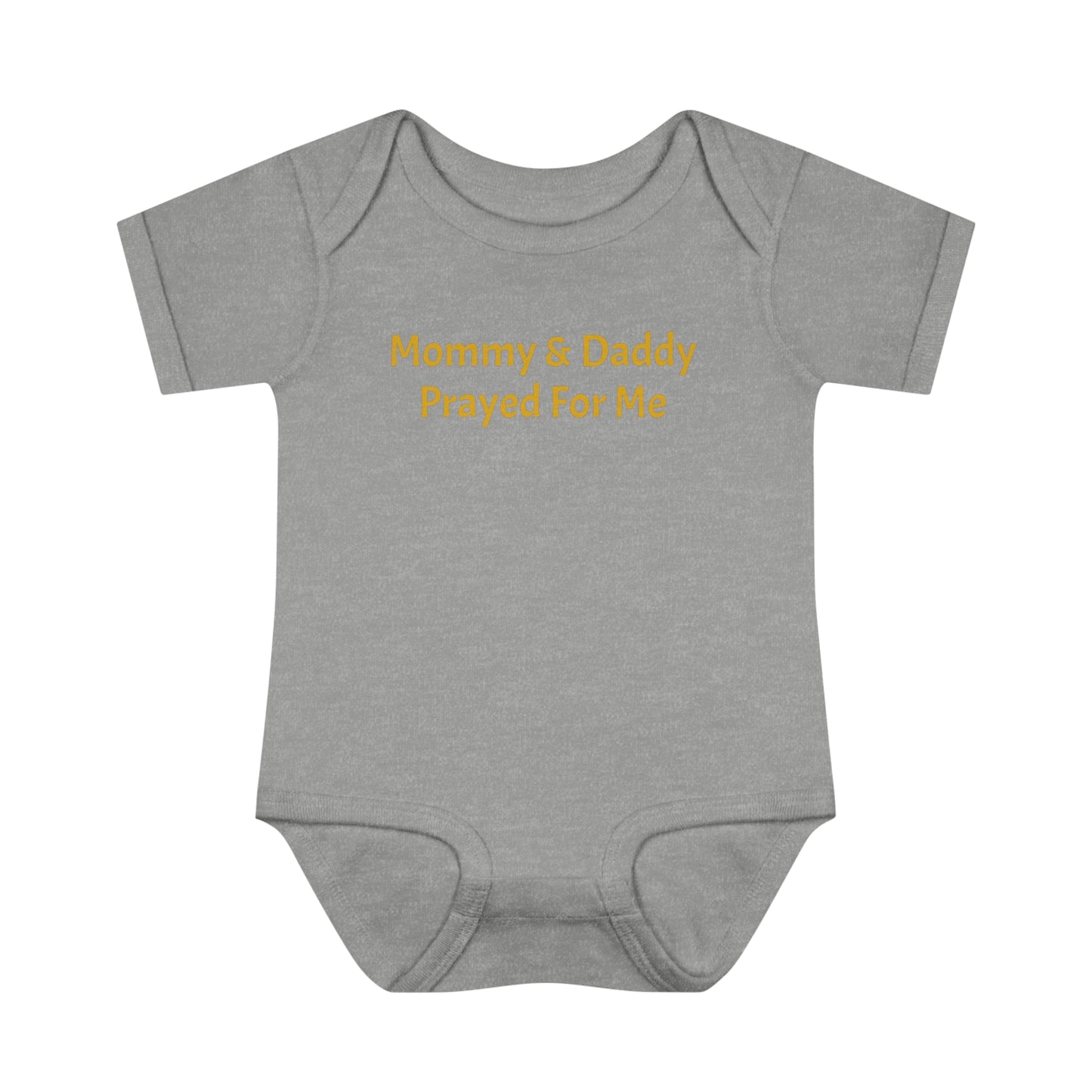 Infant Baby Mommy & Daddy Prayed Bodysuit