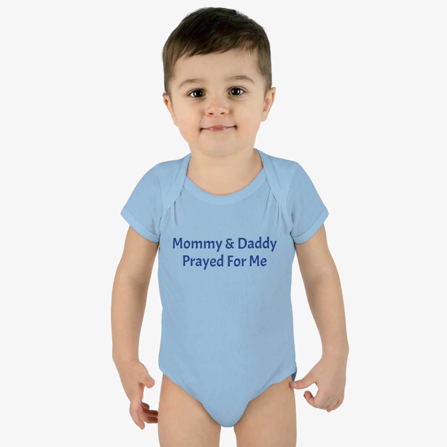 Infant Baby Mommy & Daddy Prayed Bodysuit