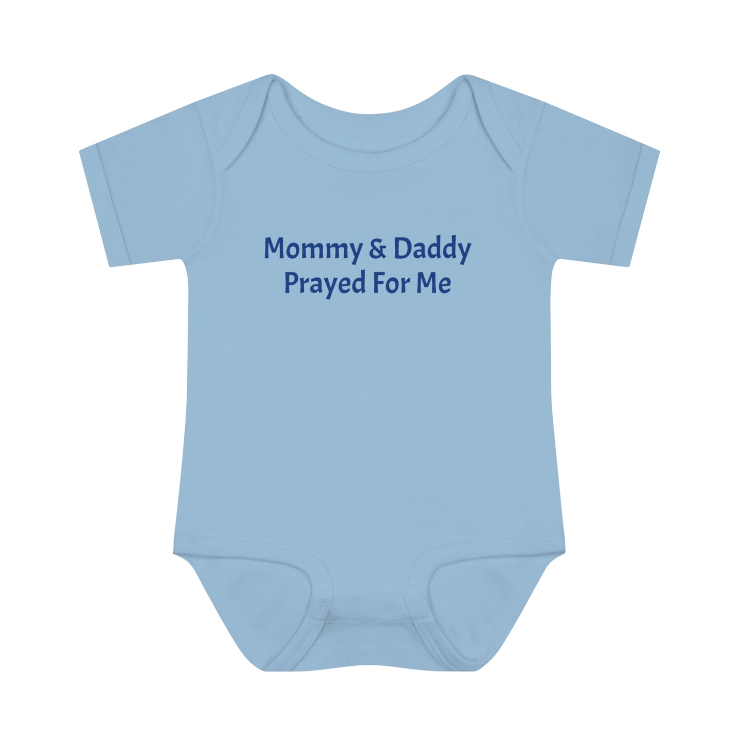 Infant Baby Mommy & Daddy Prayed Bodysuit