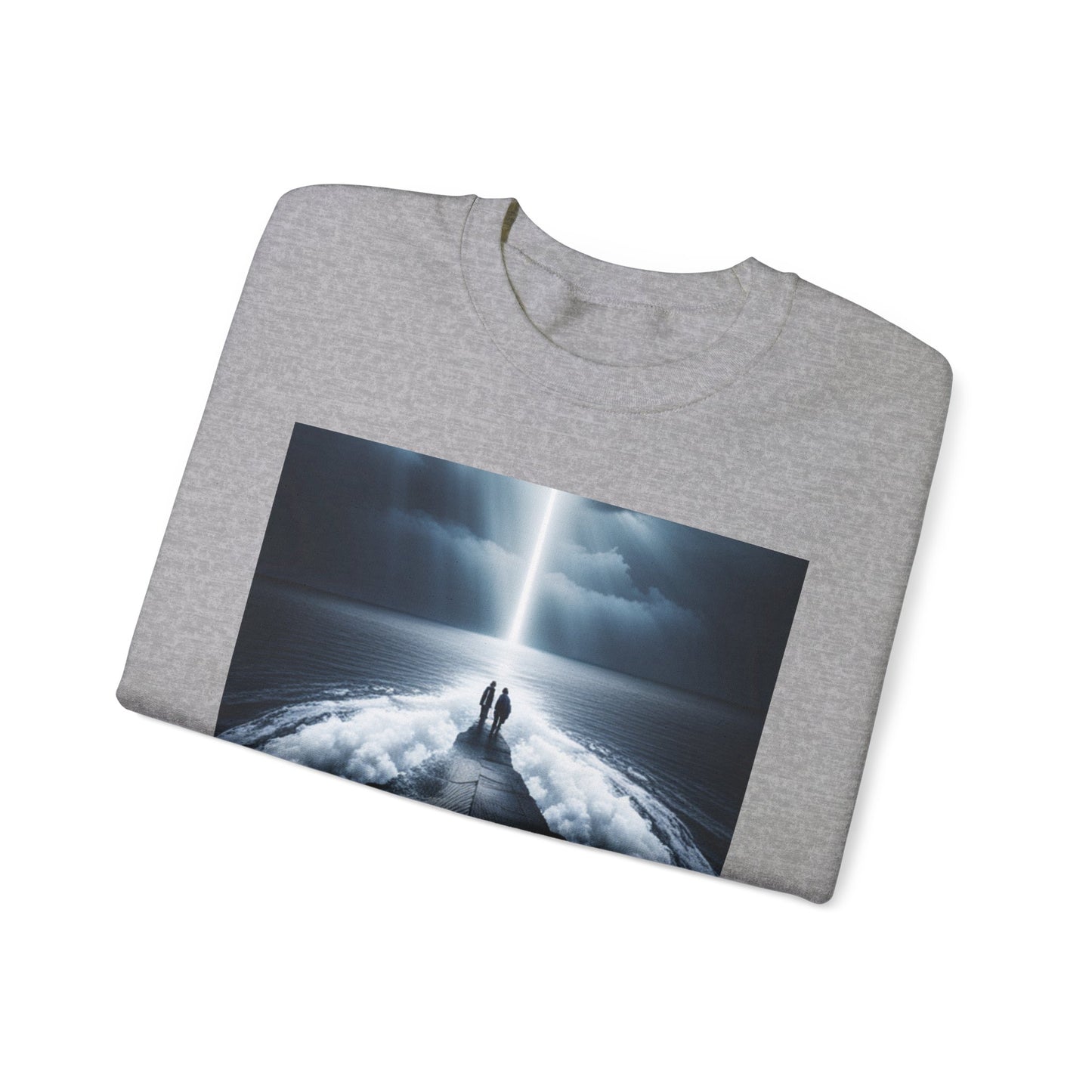 Graphic Be A Light Crewneck Sweatshirt