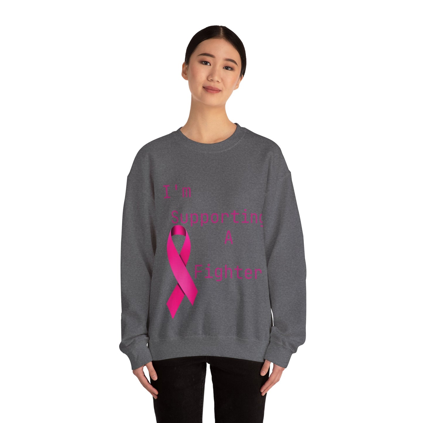 Breast Cancer Support Crewneck Sweatshirt