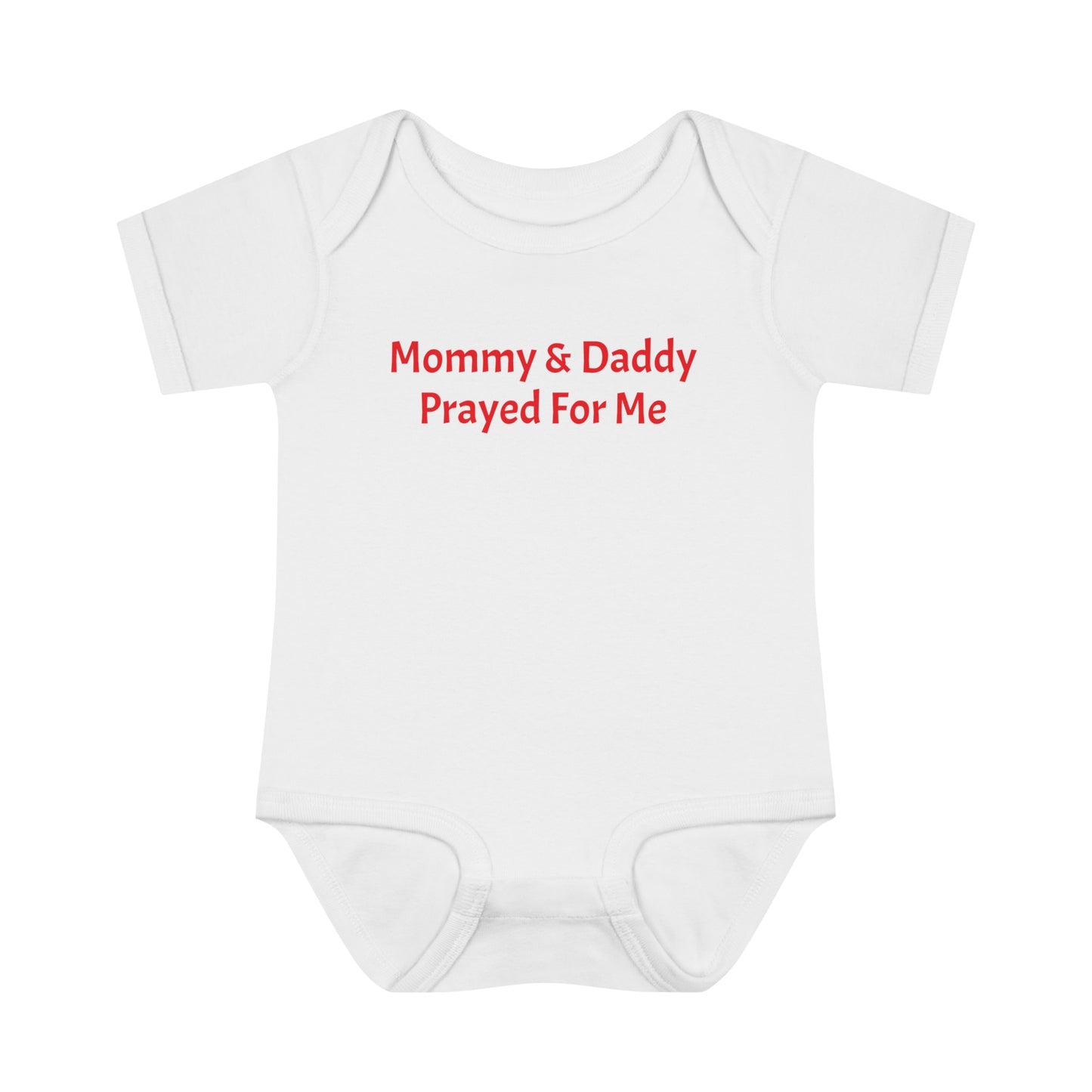 Infant Baby Mommy & Daddy Prayed Bodysuit