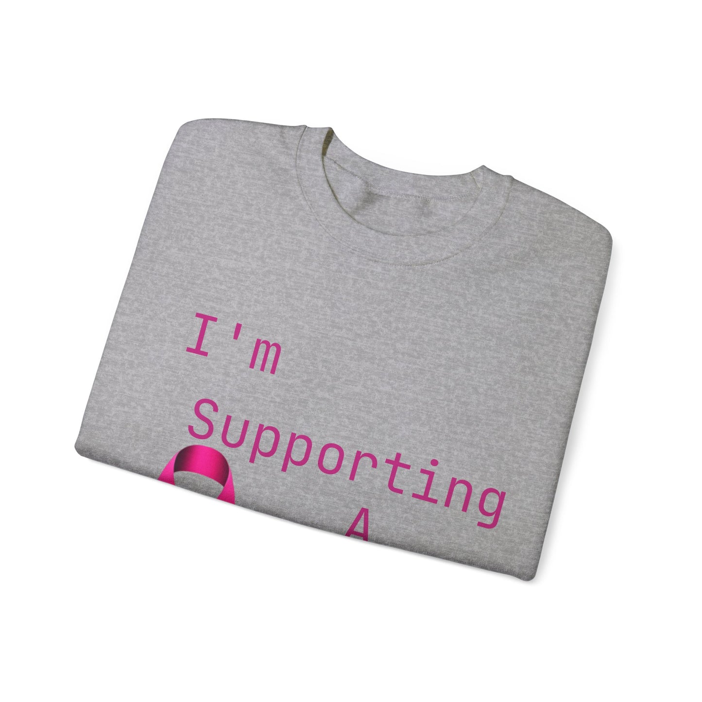 Breast Cancer Support Crewneck Sweatshirt