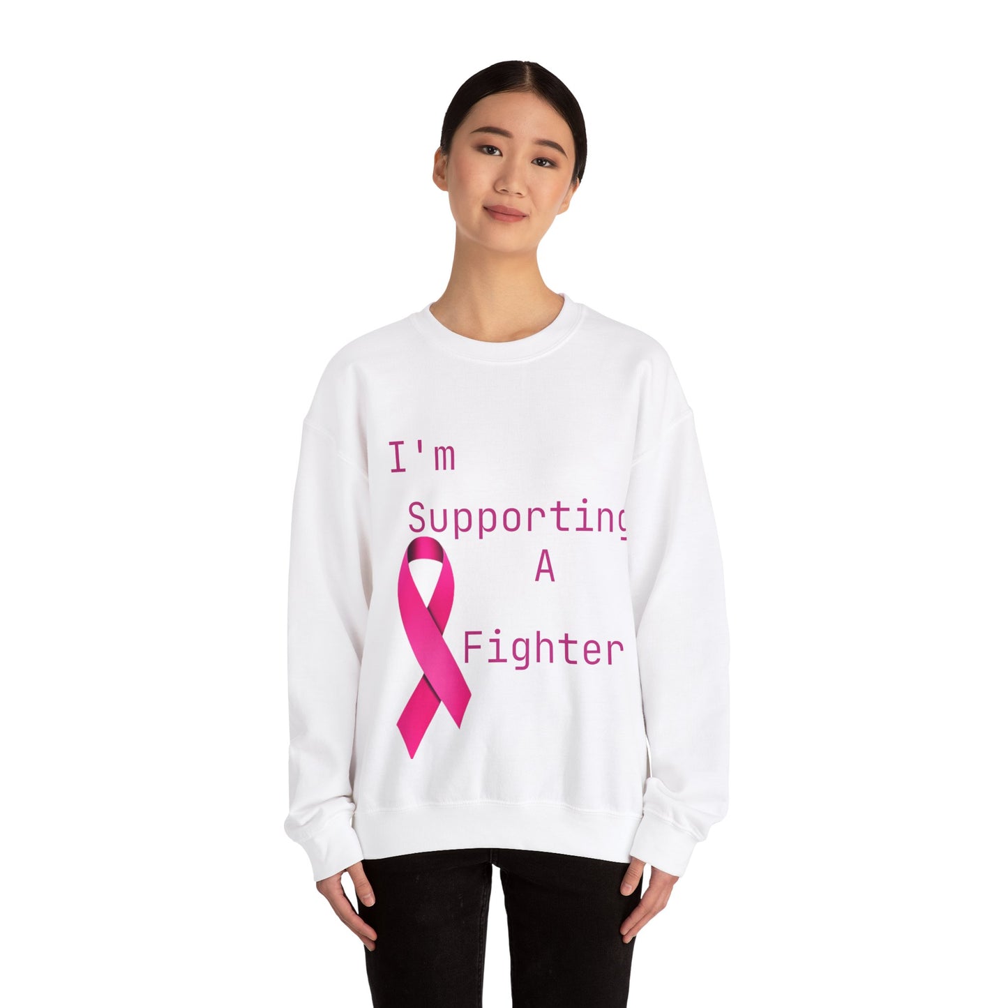 Breast Cancer Support Crewneck Sweatshirt