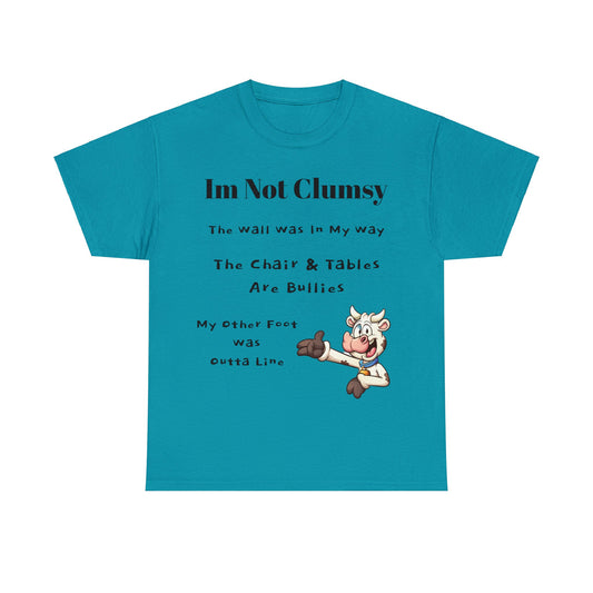 I'm Not Clumsy Cow Tee