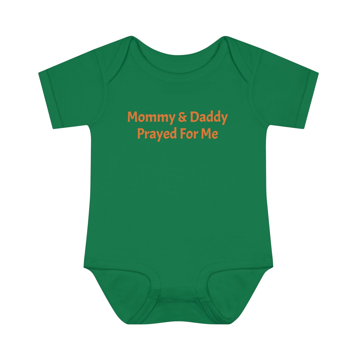 Infant Baby Mommy & Daddy Prayed Bodysuit