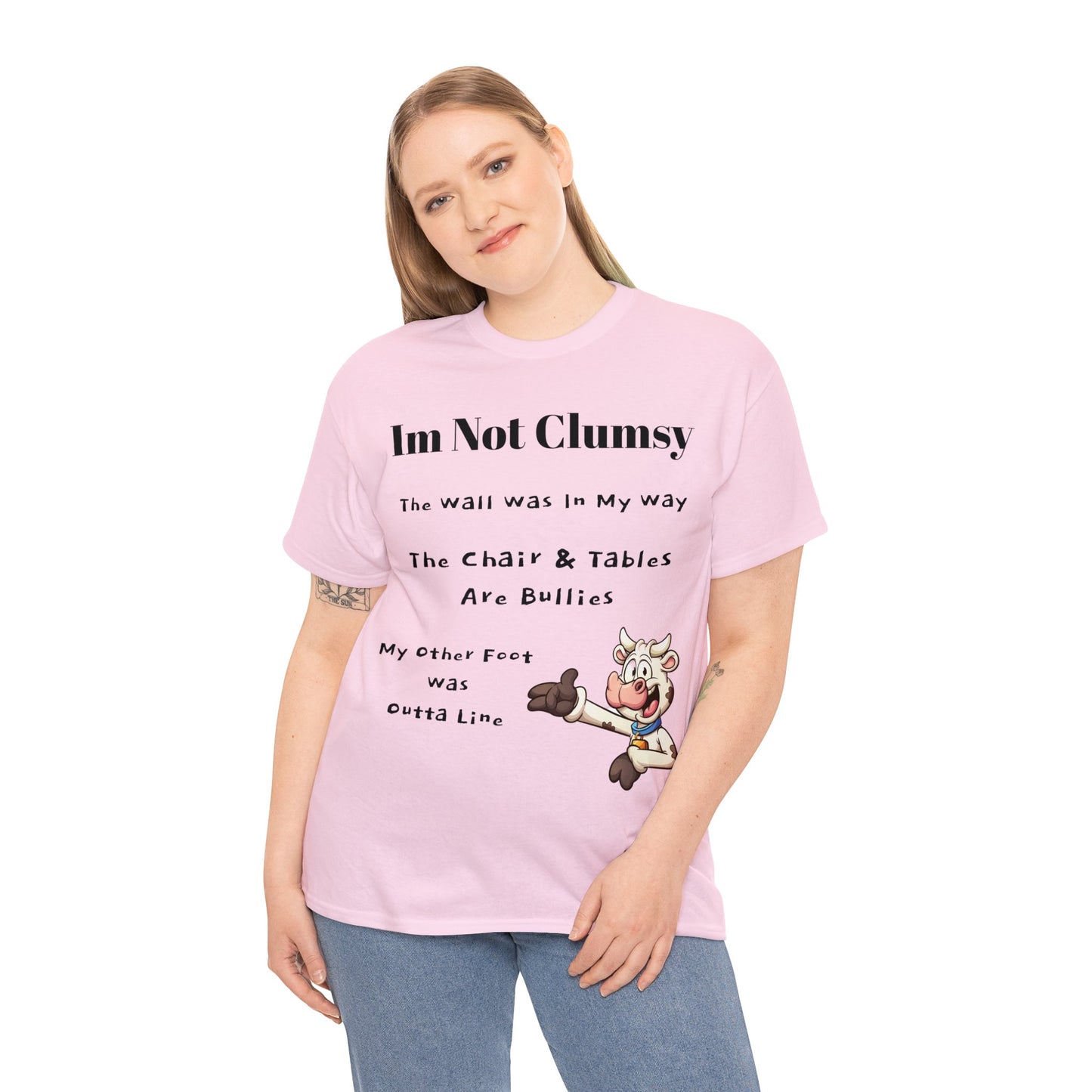 I'm Not Clumsy Cow Tee